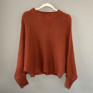 Cozy Knit Sweater in Rust